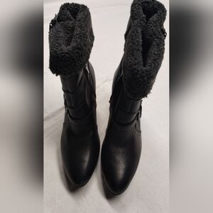 Anne Klein Black Women's Boots Size 10 M